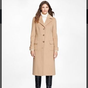 Brooks Brothers camel hair polo coat EUC